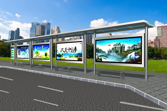 不銹鋼公交站臺