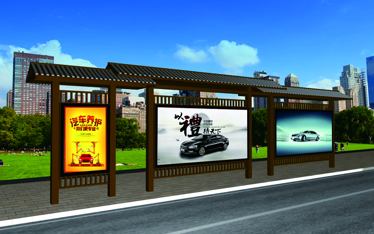 藏族客運站候車棚